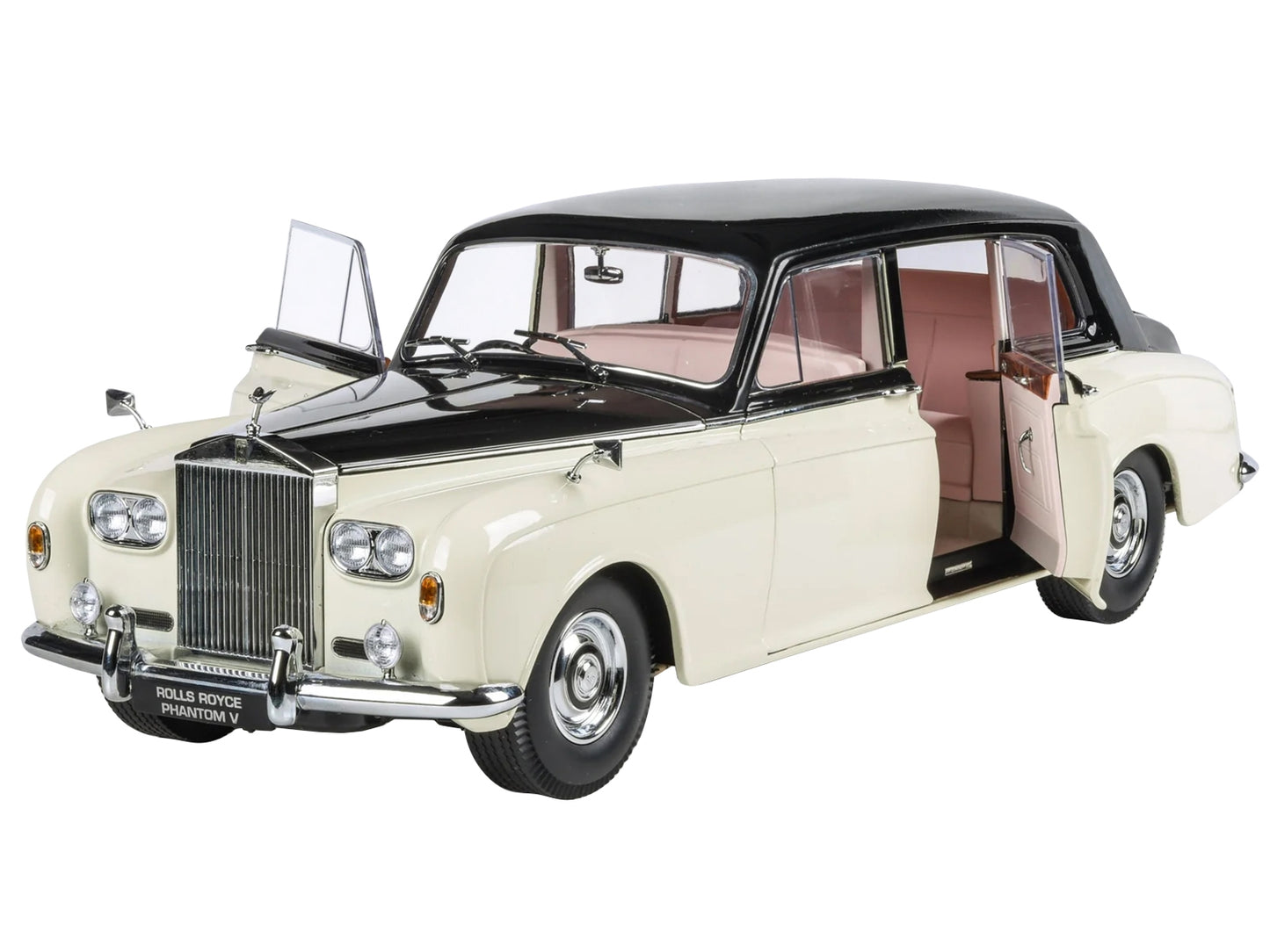 1965 Rolls Royce Phantom V Duotone Ivory White and Mason's Black - Premium Rolls Royce Models from Paragon - Just $240.29! Shop now at Rapidvehicles