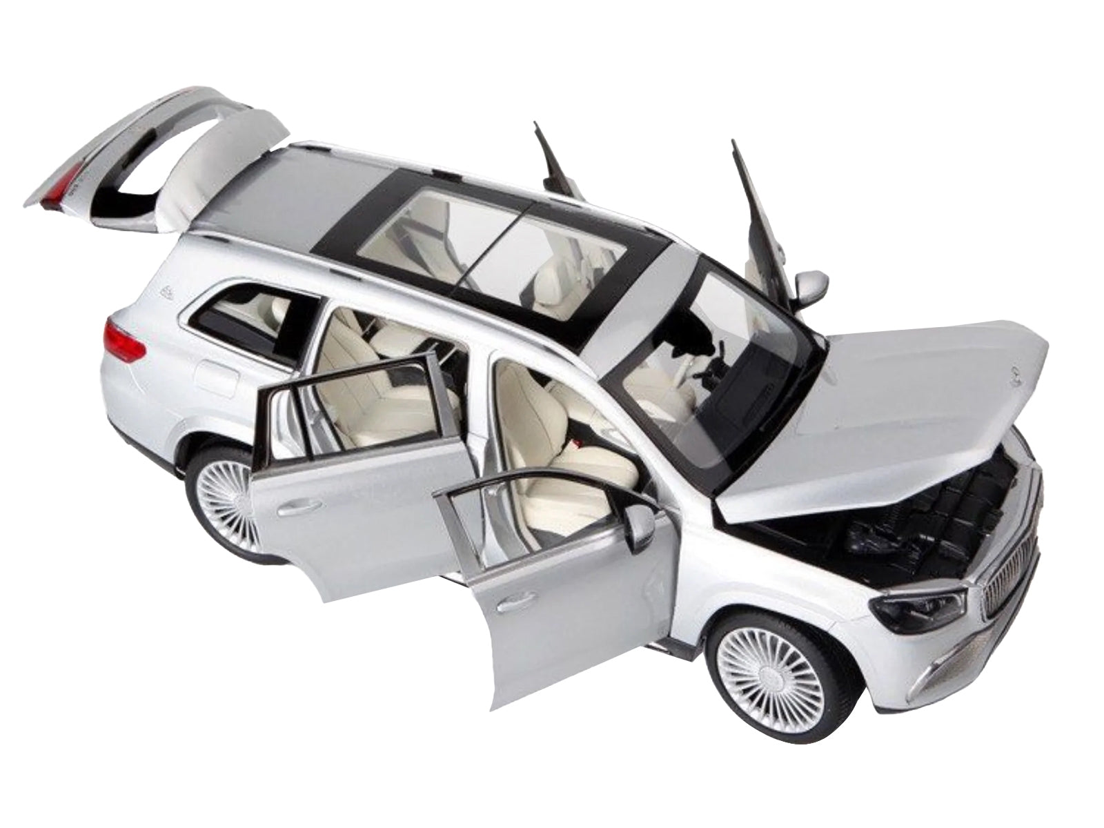 2020 Mercedes-Maybach GLS 600 Silver Metallic with Sun Roof 1/18 - Premium Mercedes Models from Paragon - Just $226.79! Shop now at Rapidvehicles