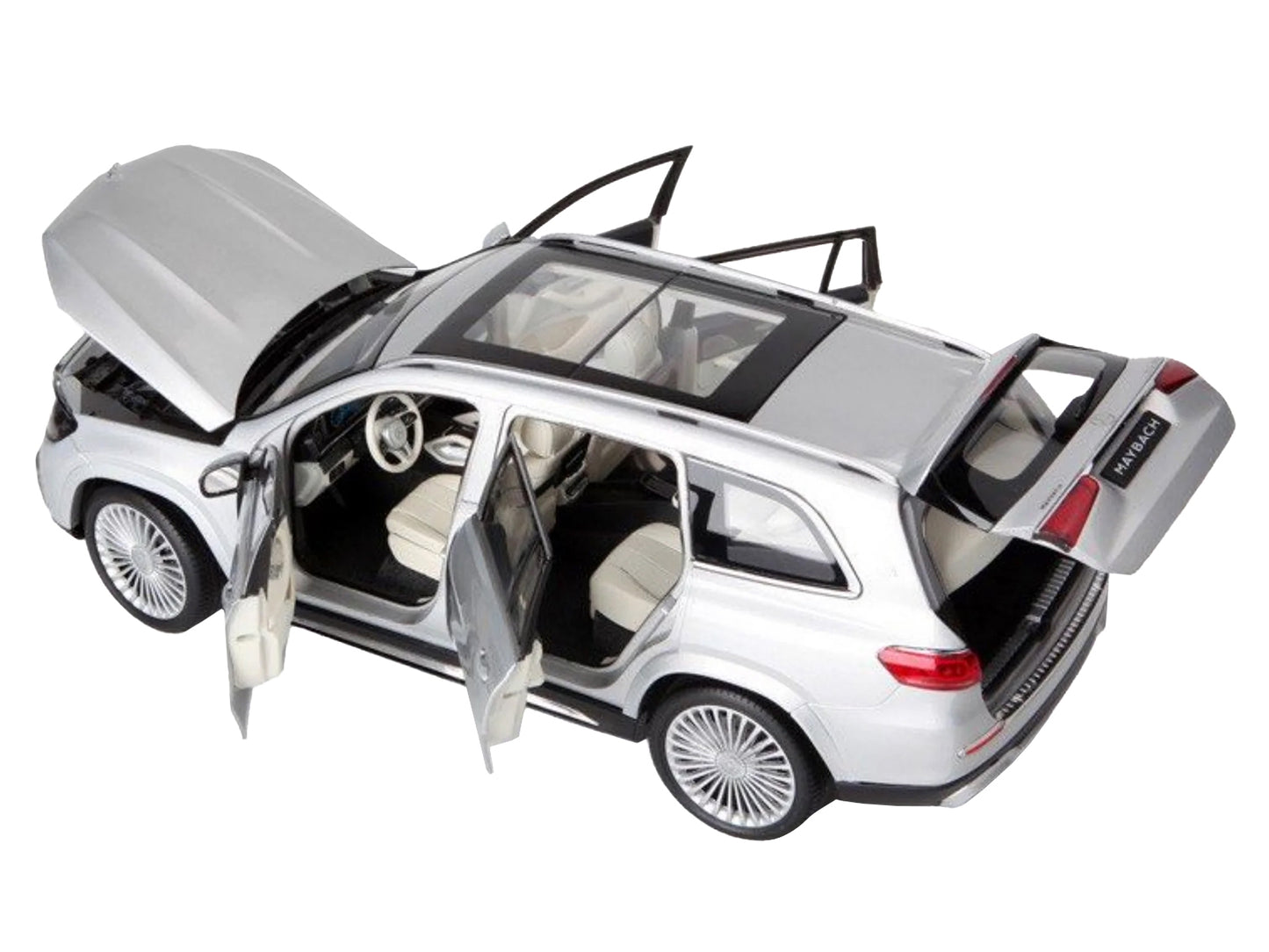 2020 Mercedes-Maybach GLS 600 Silver Metallic with Sun Roof 1/18 - Premium Mercedes Models from Paragon - Just $226.79! Shop now at Rapidvehicles