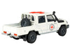 2014 Toyota Land Cruiser LC 79 Pickup Truck White "International Red Cross" 1/64 Diecast Model Car by Paragon Models - Premium  from Paragon - Just $35.99! Shop now at Rapidvehicles