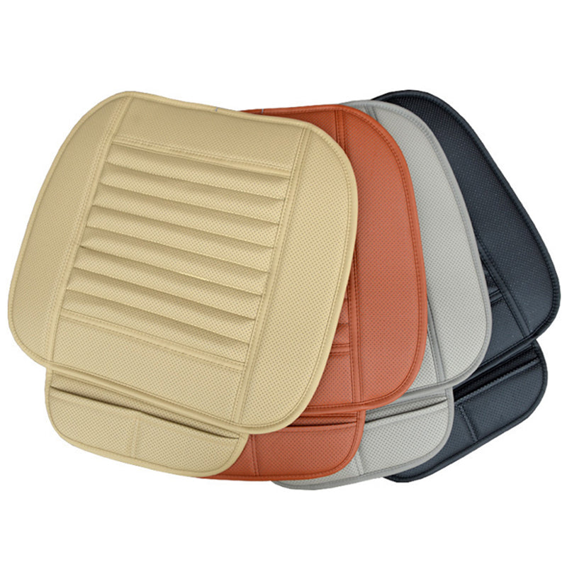 Beige Breathable PU Leather Bamboo Charcoal Car Interior Seat - Premium Car Organizers from Rapidvehicles - Just $31.99! Shop now at Rapidvehicles