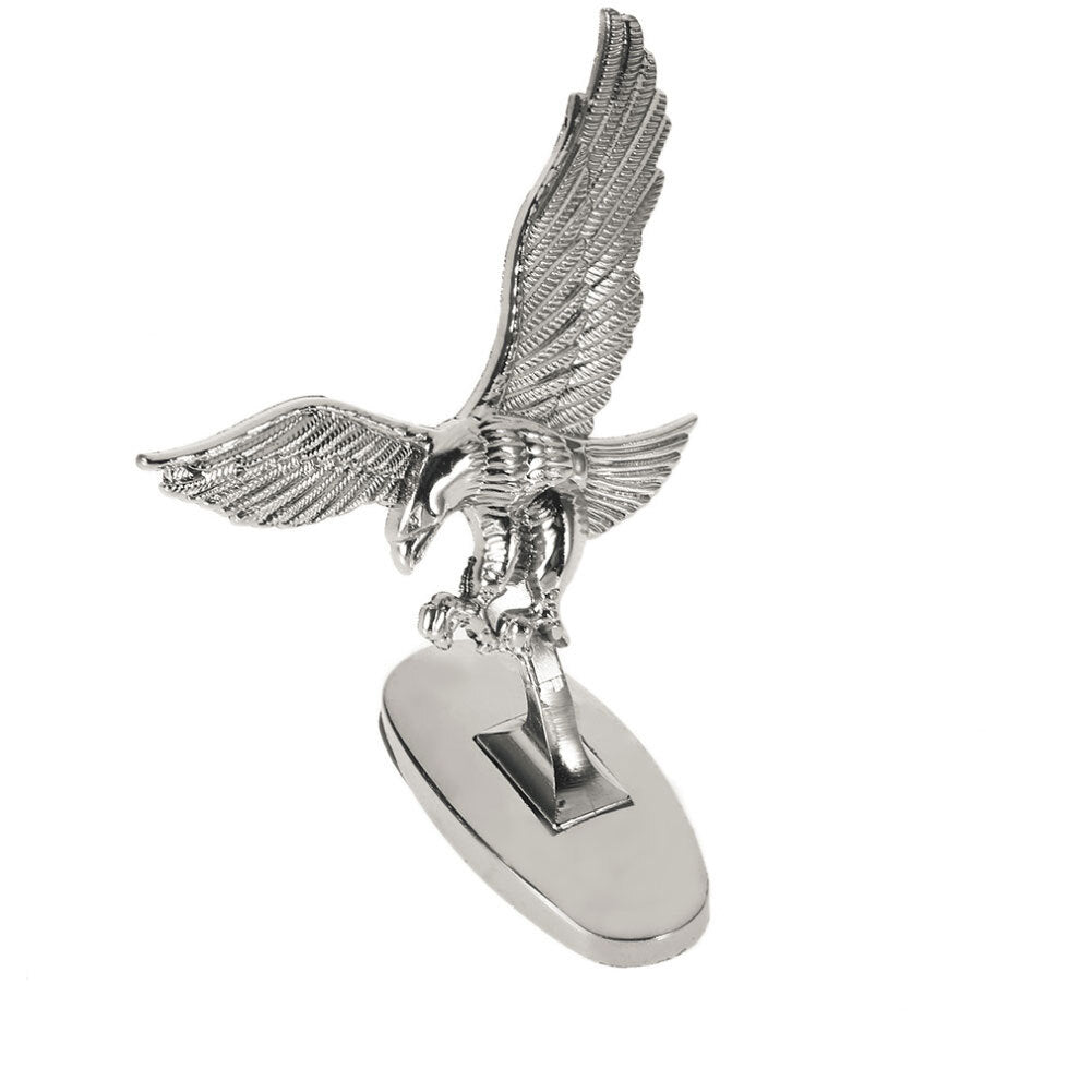 US 3D Emblem Car Logo Front Hood Ornament Car Cover Chrome Eagle Badge for Auto Car Silver-white - Premium Automotive from Rapidvehicles - Just $27.99! Shop now at Rapidvehicles