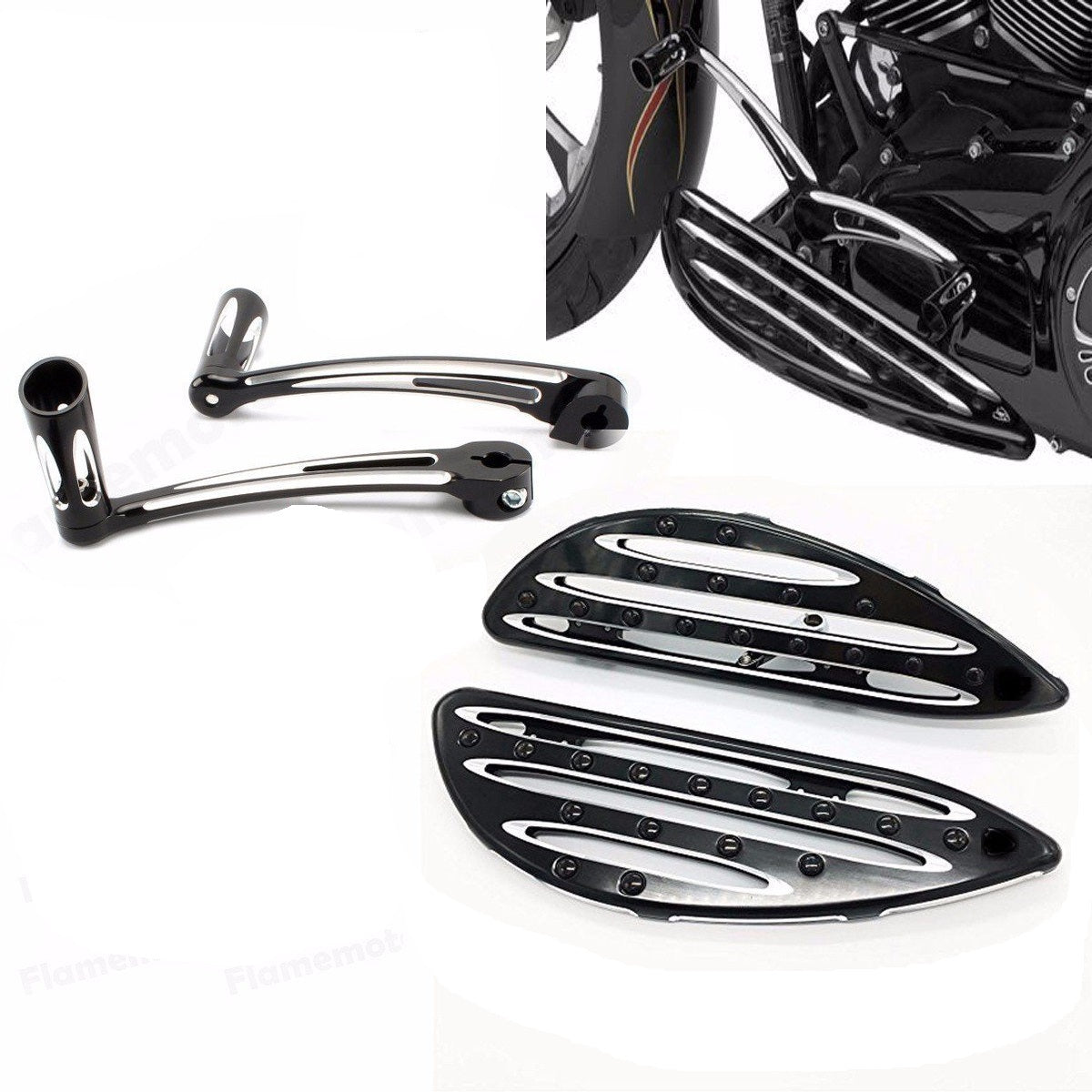 2PCS Motorcycle Foot Pegs or Gear Lever Foot Rests Pedal for - Premium Car Organizers from Rapidvehicles - Just $168.99! Shop now at Rapidvehicles