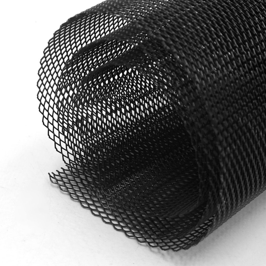 Car Vehicle Black Tone Aluminum Alloy 3 x 6mm Rhombic Grille Mesh - Premium Car Organizers from Rapidvehicles - Just $29.99! Shop now at Rapidvehicles