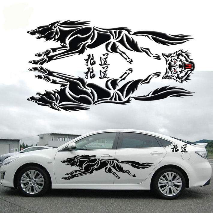 3D Wolf Totem Decals Car Stickers Full Body Car Styling Vinyl - Premium Car Stickers & Covers from Rapidvehicles - Just $35.09! Shop now at Rapidvehicles