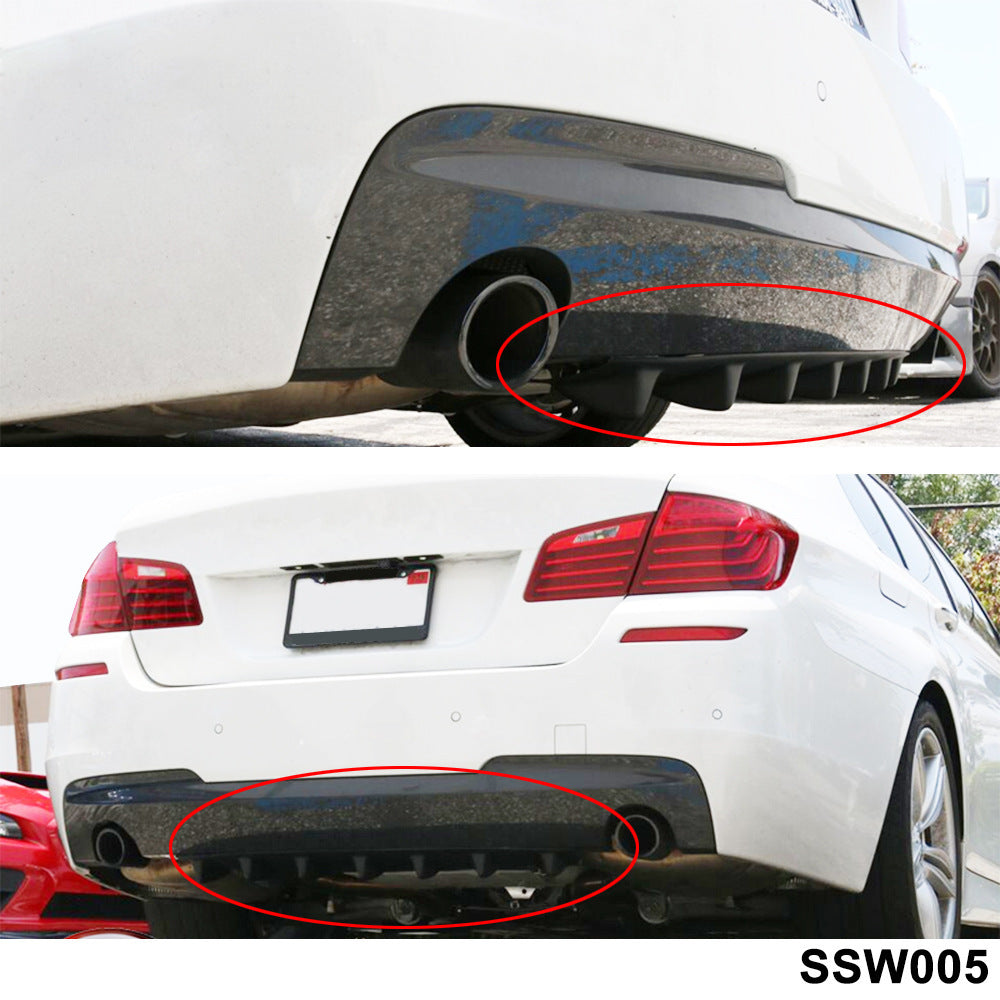 Shark Style Universal Rear Bumper ABS Lip Diffuser Fin Universal - Premium Other Car Tools from Rapidvehicles - Just $44.99! Shop now at Rapidvehicles