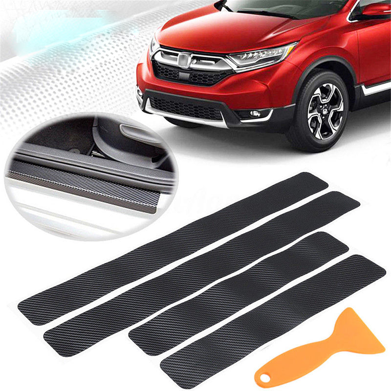 Sedan Hatchback Car Door Sill Scuff Pedal Car Door Plate Car - Premium Car Stickers & Covers from Rapidvehicles - Just $8.99! Shop now at Rapidvehicles