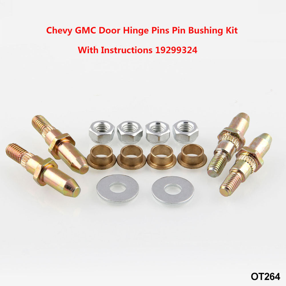 US Chevy GMC Fullsize Truck SUV Door Hinge Pins Pin Bushing Kit Car Modification - Premium Automotive from Rapidvehicles - Just $39.99! Shop now at Rapidvehicles