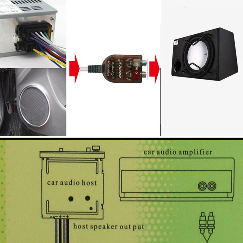 Car Audio Conversion Modification High to Low Audio Converter - Premium Car Organizers from Rapidvehicles - Just $8.99! Shop now at Rapidvehicles