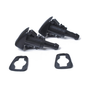 US 2pcs Windshield Spray Nozzle Washer 5113049AA fit for CHRYSLER JEEP DODGE RAM black A0732 - Premium Automotive from Rapidvehicles - Just $28.26! Shop now at Rapidvehicles