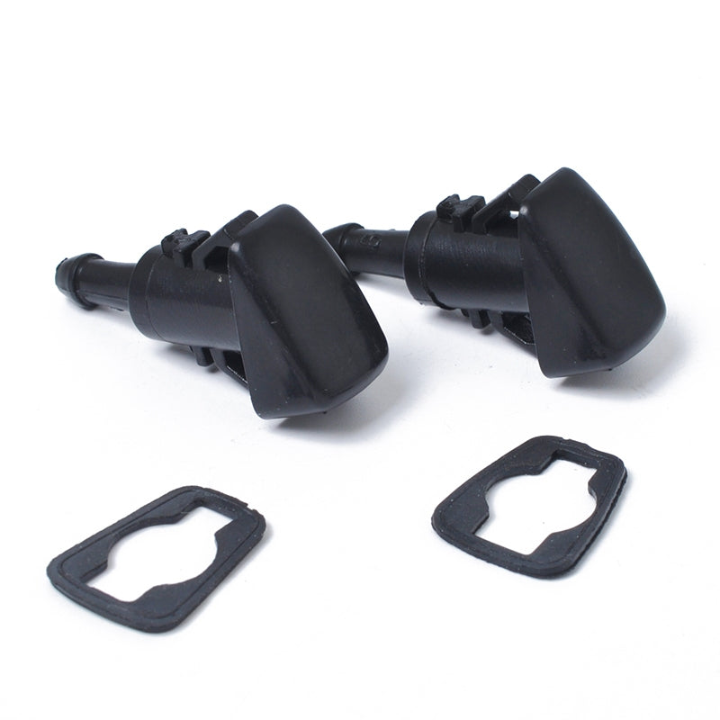 US 2pcs Windshield Spray Nozzle Washer 5113049AA fit for CHRYSLER JEEP DODGE RAM black A0732 - Premium Automotive from Rapidvehicles - Just $28.26! Shop now at Rapidvehicles