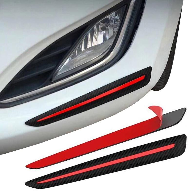 Carbon Fiber Car Bumper Scuff Protector Anti-Scratch Strips - Premium Car Stickers & Covers from Rapidvehicles - Just $16.99! Shop now at Rapidvehicles