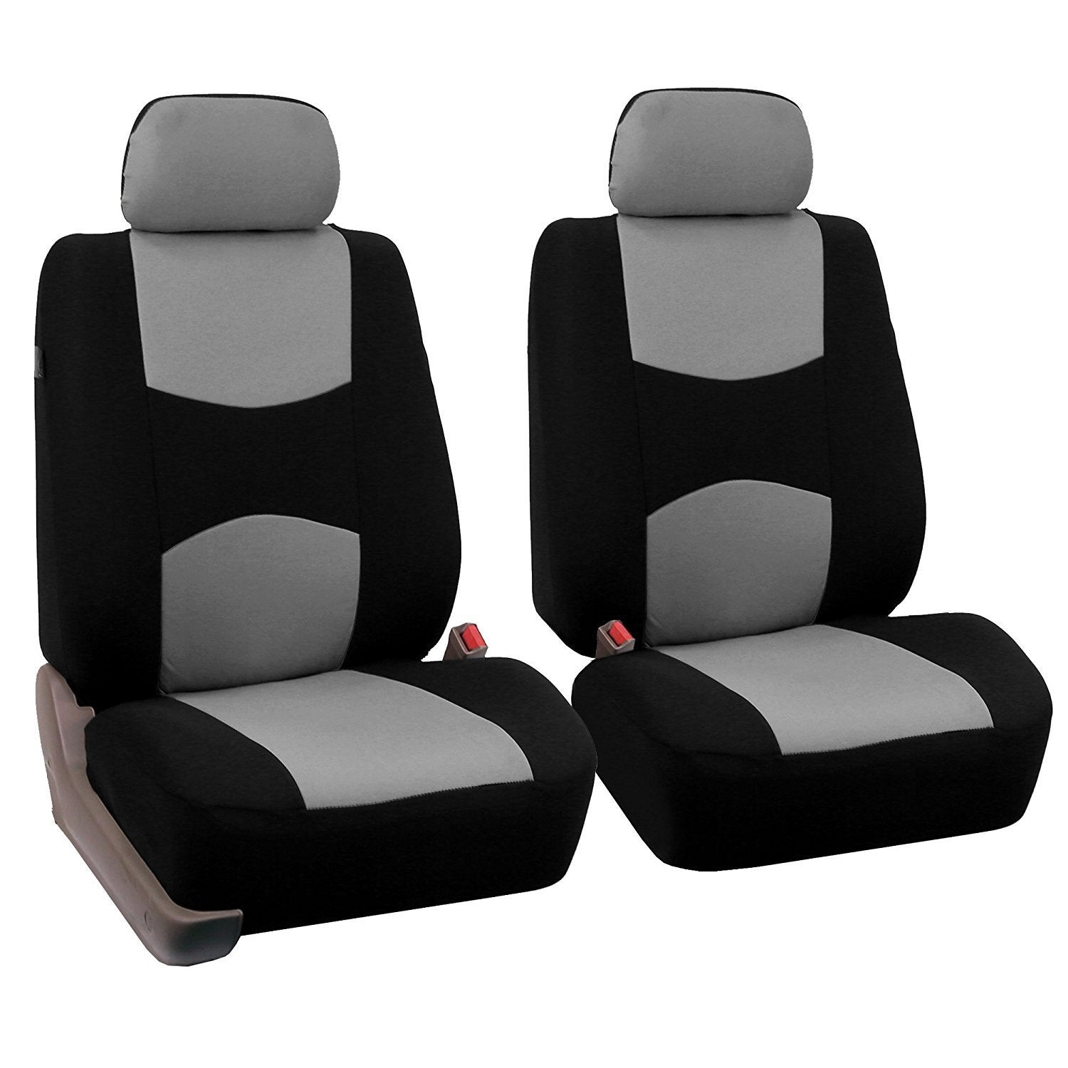 4pcs/set Universal Car Front Seat Cushion Cover + Head Cushion Cover Breathable Cloth Seat Cover Pad Set Gray - Premium Car Seat Cushion from Rapidvehicles - Just $28.99! Shop now at Rapidvehicles