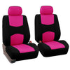 4pcs/set Universal Car Front Seat Cushion Cover + Head Cushion Cover Breathable Cloth Seat Cover Pad Set Fluorescent Pink - Premium Car Seat Cushion from Rapidvehicles - Just $29.99! Shop now at Rapidvehicles