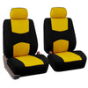 4pcs/set Universal Car Front Seat Cushion Cover + Head Cushion Cover Breathable Cloth Seat Cover Pad Set Yellow - Premium Car Seat Cushion from Rapidvehicles - Just $22.99! Shop now at Rapidvehicles