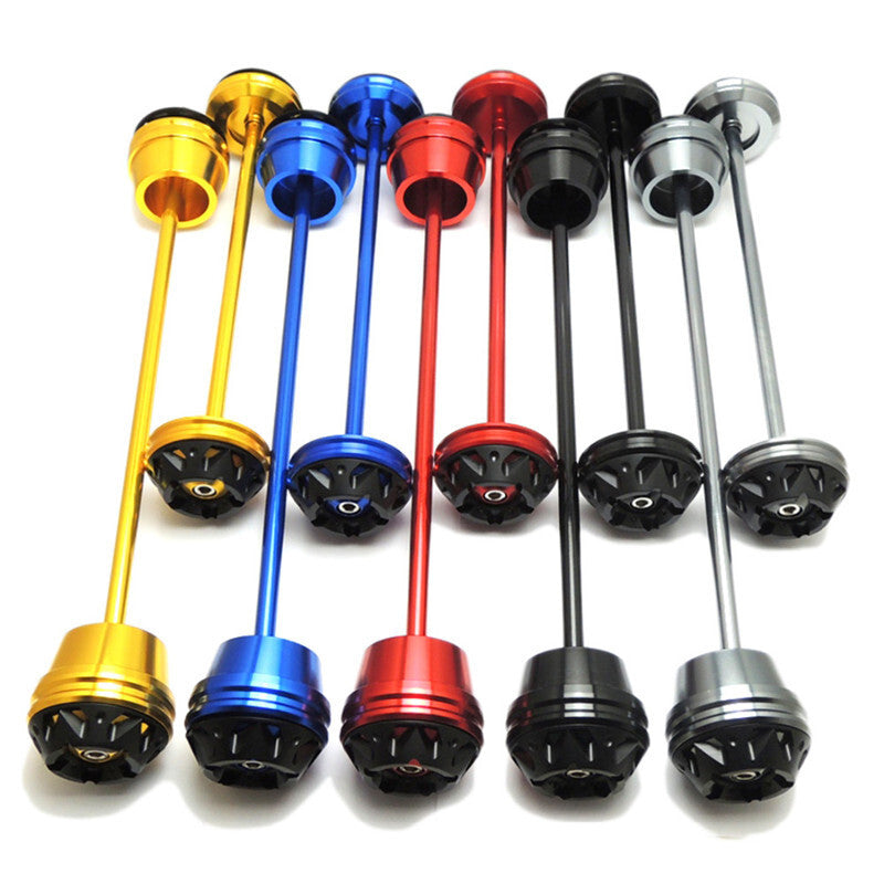 Motorcycle Front & Rear Wheel Fork Axle Sliders Cap Crash - Premium Other Car Tools from Rapidvehicles - Just $77.99! Shop now at Rapidvehicles