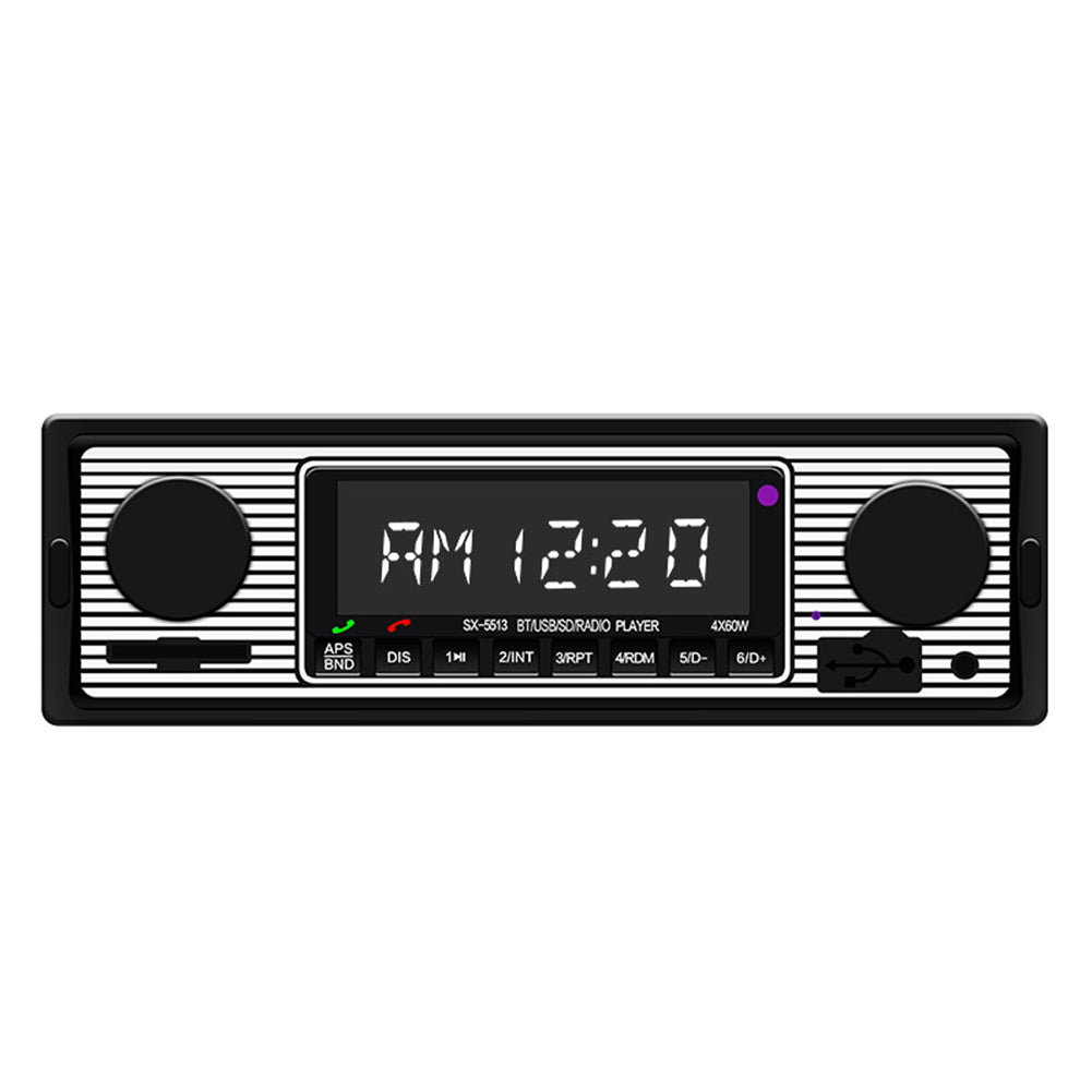 Bluetooth Vintage Car Radio MP3 Player Stereo USB AUX Classic Car - Premium Car Organizers from Rapidvehicles - Just $43.99! Shop now at Rapidvehicles