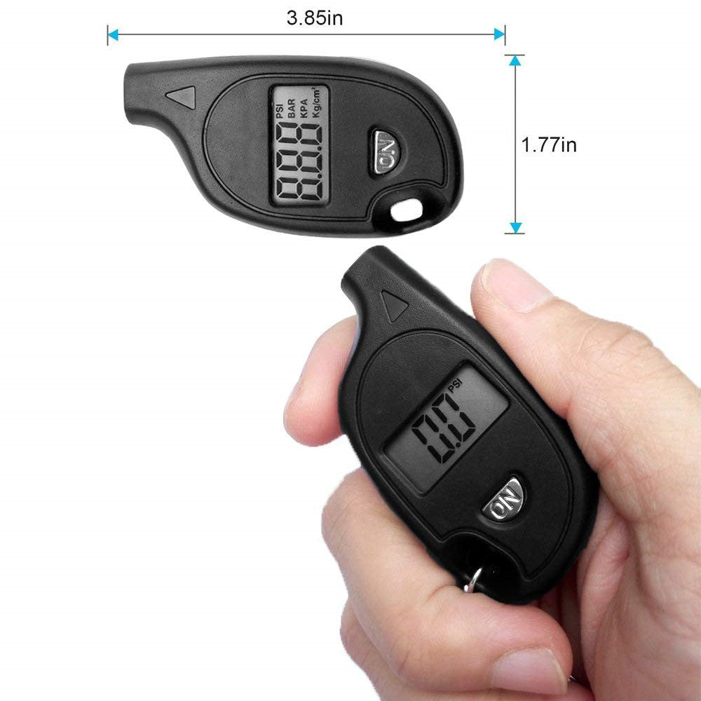 Digital Wireless Tire Air Pressure Gauge Car Security Meter Test Tyre Tester for Auto Wheel Pressure Sensor black - Premium OBD & Diagnostic Tools from Rapidvehicles - Just $14.99! Shop now at Rapidvehicles