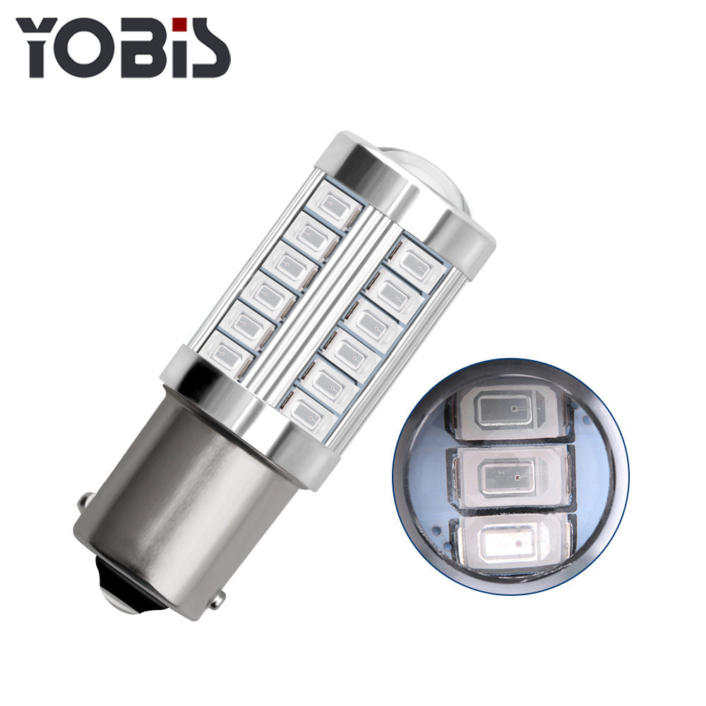 LED 1156 1157 5730 5630 33SMD Car Tail Bulb Brake Lights Auto Reverse Lamp Daytime Running Light 1157-white light - Premium Car LED Lights from Rapidvehicles - Just $6.15! Shop now at Rapidvehicles