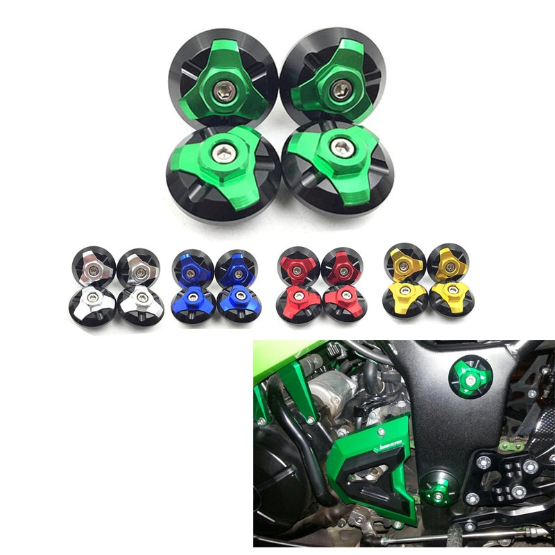 4pcs Frame Hole Cap Cover Plug Low & Up for KAWASAKI NINJA250/300 - Premium Other Car Tools from Rapidvehicles - Just $41.39! Shop now at Rapidvehicles