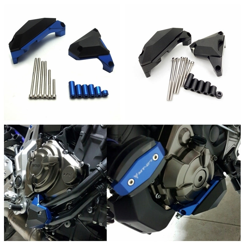 Motorcycle Engine Protective Slider Case Guard Cover Protector for YAMAHA MT-07 FZ07 13-17 blue - Premium Other Car Tools from Rapidvehicles - Just $70.20! Shop now at Rapidvehicles