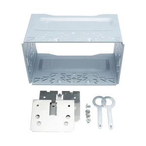 Car Radio 2DIN Installation Metal Cage Kits Brackets/Screws/Keys for Volkswagen Series Jetta Chico Golf Silver - Premium Car Mounts & Holders from Rapidvehicles - Just $24.99! Shop now at Rapidvehicles