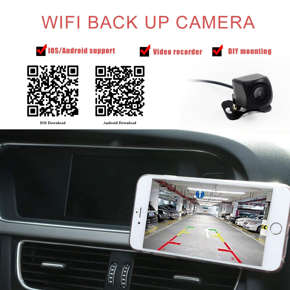 Car Rear View Camera Automobile WiFi Wireless Reverse HD 150 - Premium Car Rear View Camera from Rapidvehicles - Just $71.99! Shop now at Rapidvehicles