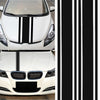 2pcs/set 72 inch x3 inch DIY Black Car Body Vinyl Racing Stripe Pinstripe Decal Stickers black - Premium Car Stickers & Covers from Rapidvehicles - Just $17.72! Shop now at Rapidvehicles