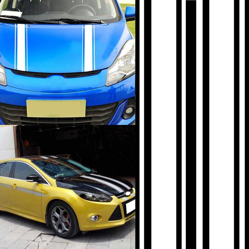 2pcs/set 72 inch x3 inch DIY Black Car Body Vinyl Racing Stripe - Premium Car Stickers & Covers from Rapidvehicles - Just $21.99! Shop now at Rapidvehicles