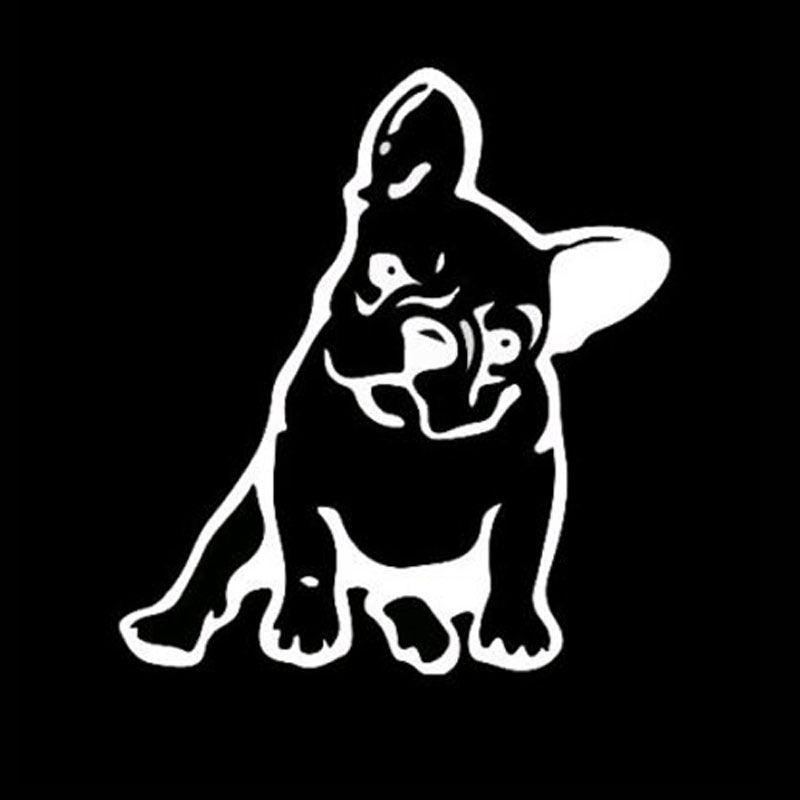 US Fashion French Bulldog Dog Car Sticker Car Decoration black - Premium Automotive from Rapidvehicles - Just $41.99! Shop now at Rapidvehicles