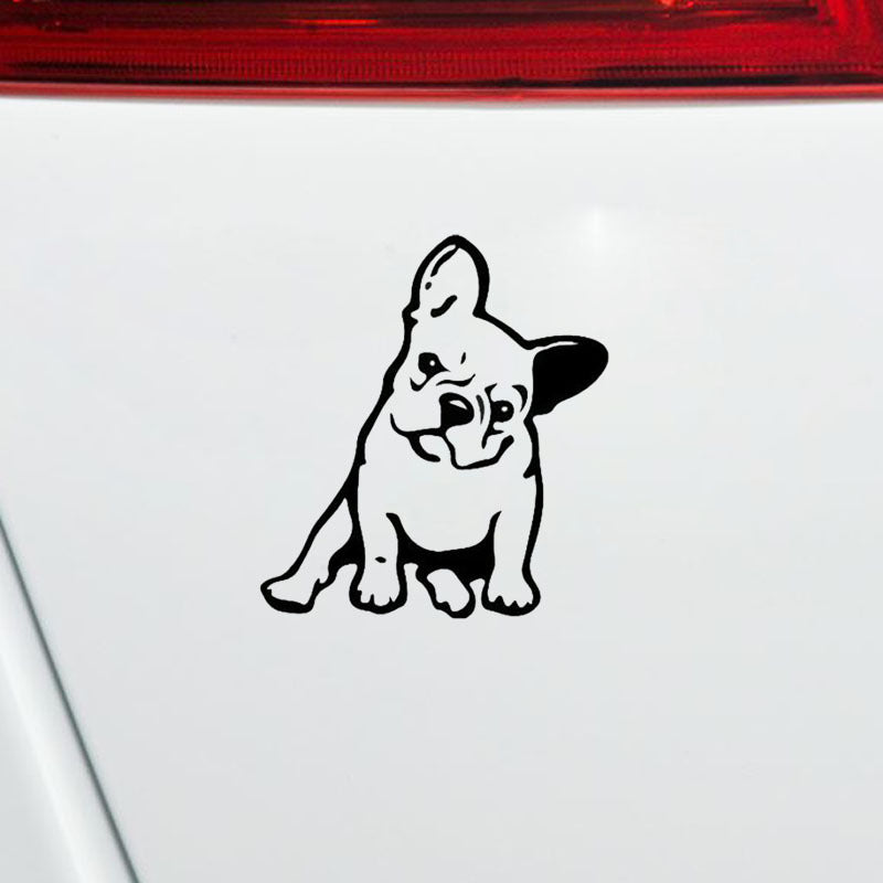 US Fashion French Bulldog Dog Car Sticker Car Decoration black - Premium Automotive from Rapidvehicles - Just $41.99! Shop now at Rapidvehicles