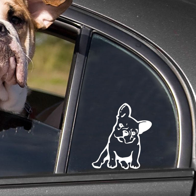 US Fashion French Bulldog Dog Car Sticker Car Decoration black - Premium Automotive from Rapidvehicles - Just $41.99! Shop now at Rapidvehicles