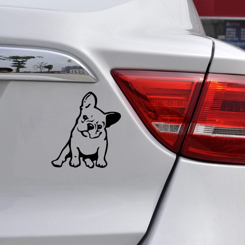 US Fashion French Bulldog Dog Car Sticker Car Decoration black - Premium Automotive from Rapidvehicles - Just $41.99! Shop now at Rapidvehicles