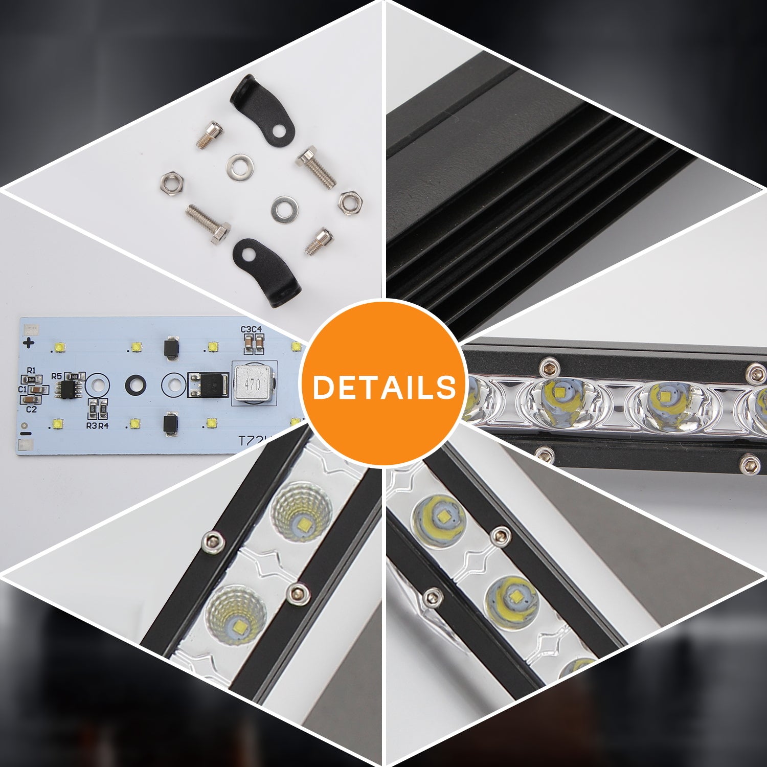 8inch Led Light Bar Super Thin Working Net Light for Car SUV  8 - Premium Car LED Lights from Rapidvehicles - Just $34.99! Shop now at Rapidvehicles