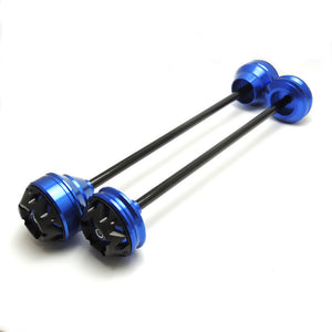 For YAMAHA MT-09 FZ09 MT09 Front Rear Axle Crash Mushrooms Sliders Protectors  blue - Premium Other Car Tools from Rapidvehicles - Just $72.49! Shop now at Rapidvehicles