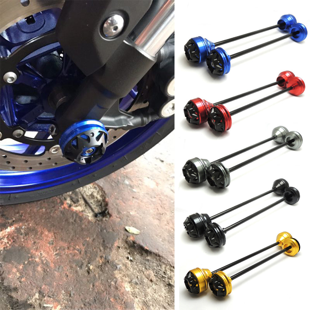 For YAMAHA MT-09 FZ09 MT09 Front Rear Axle Crash Mushrooms Sliders Protectors  blue - Premium Other Car Tools from Rapidvehicles - Just $72.49! Shop now at Rapidvehicles