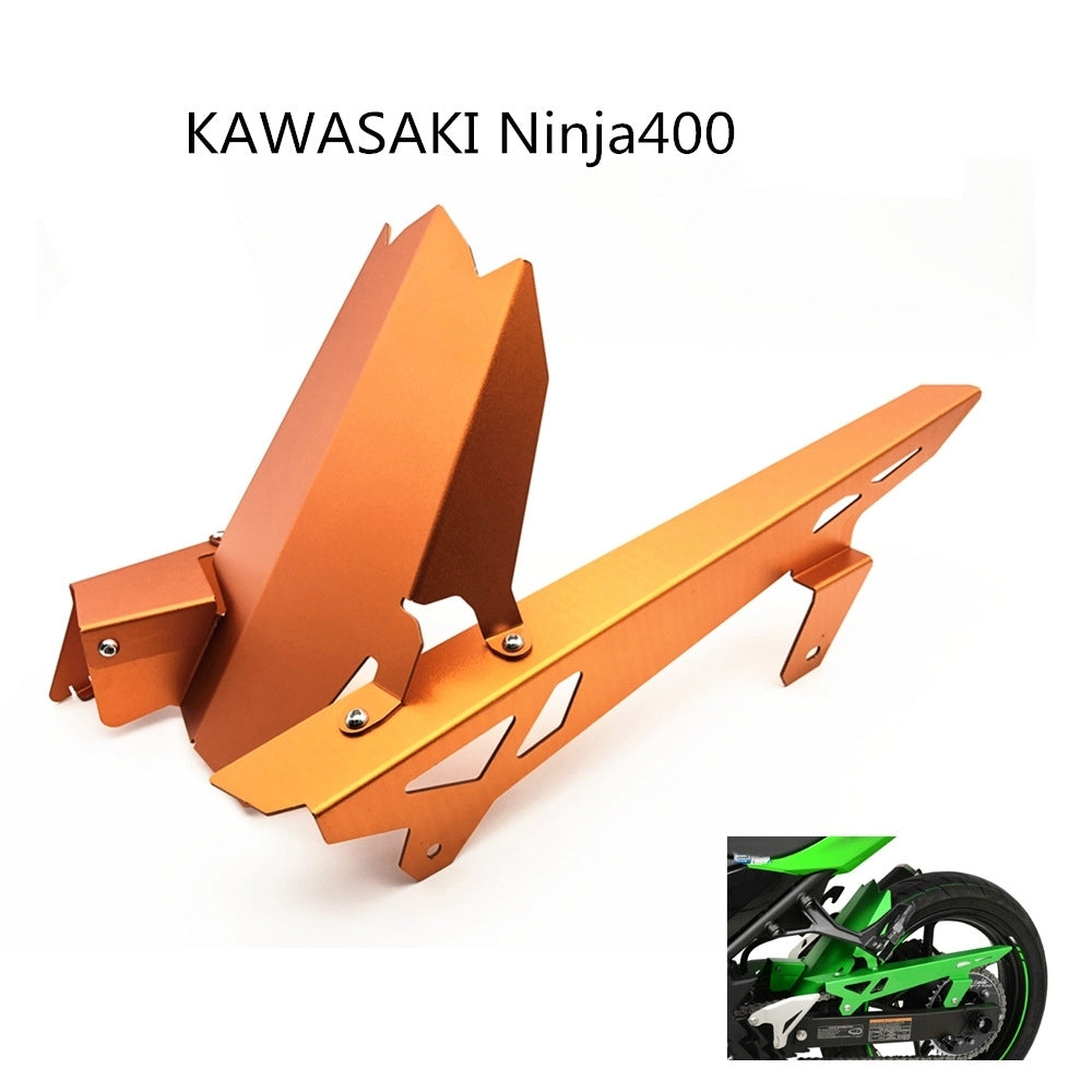 Motorcycle Chain Protection Cover Mud Guard Cover for KAWASAKI Ninja 400 2018 black - Premium Other Car Tools from Rapidvehicles - Just $67.90! Shop now at Rapidvehicles