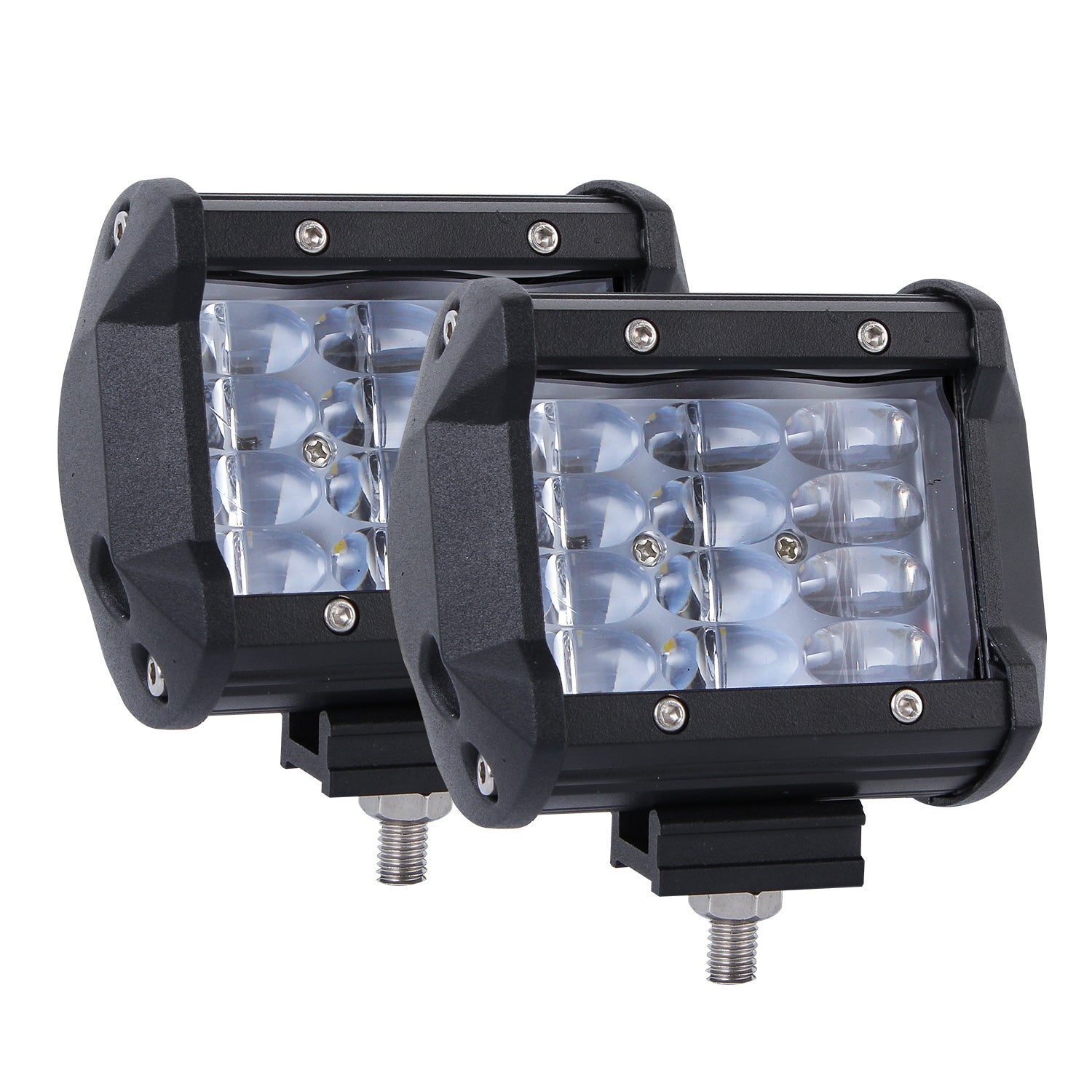 108W 4 Rows LED Work Light Bar for Offroad Off-road Truck  6000K white_2pcs/set - Premium Car LED Lights from Rapidvehicles - Just $41.59! Shop now at Rapidvehicles