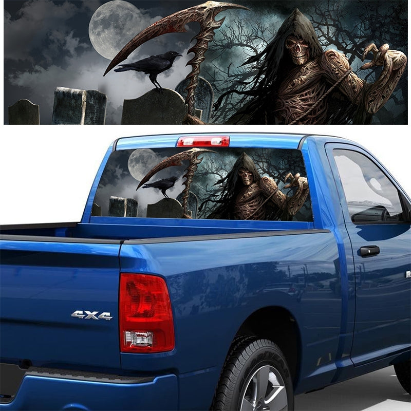 Car Cool Cemetery Rear Window Graphic Tint Decal Sticker for Truck Suv Jeep 165*56CM - Premium Car Stickers & Covers from Rapidvehicles - Just $37.56! Shop now at Rapidvehicles