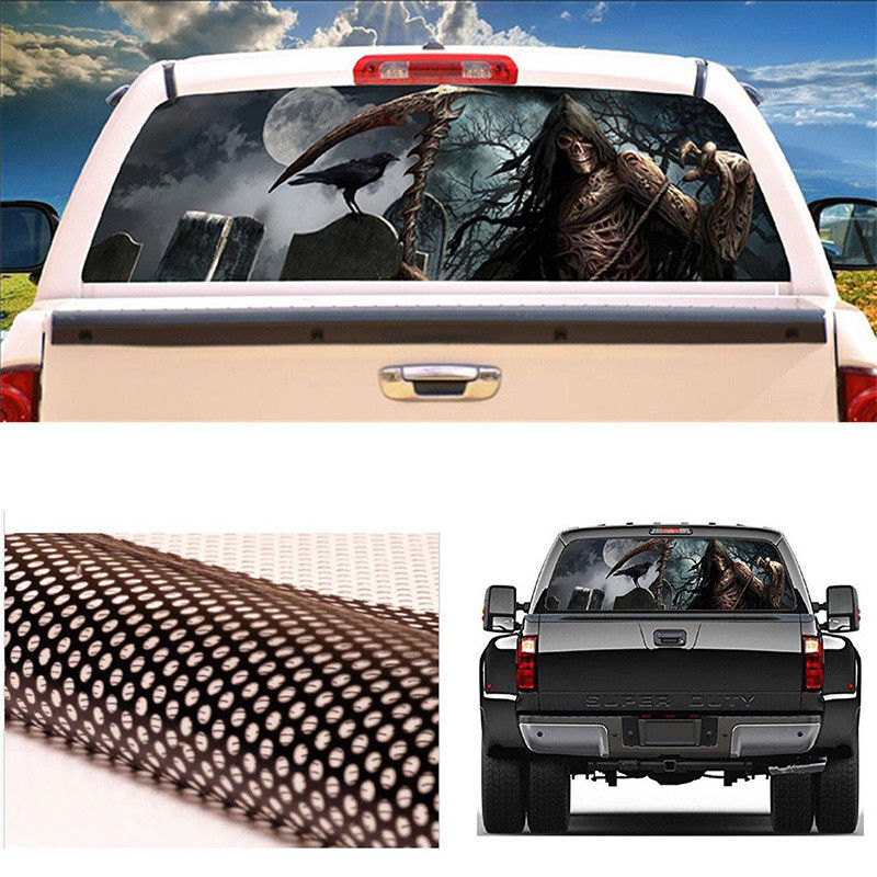 Car Cool Cemetery Rear Window Graphic Tint Decal Sticker for Truck Suv Jeep 165*56CM - Premium Car Stickers & Covers from Rapidvehicles - Just $37.56! Shop now at Rapidvehicles