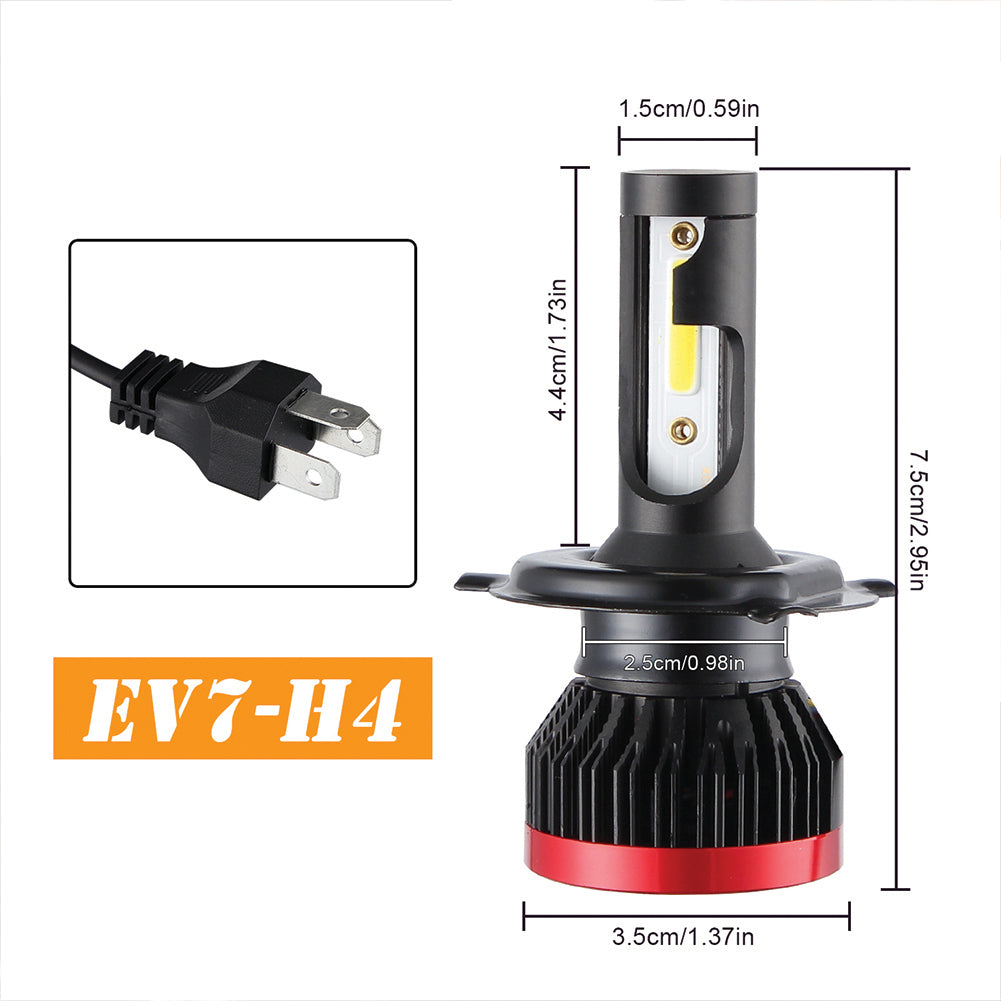 2PCS Mini Led Bulb Car Headlight H11 H1 H8 H9 H3 9005 / HB3 9006 / HB4 100W 20000LM 6000K Car Headlight 6000K white light_H4/HB2/9003 Hi/Lo - Premium Car LED Lights from Rapidvehicles - Just $34.47! Shop now at Rapidvehicles