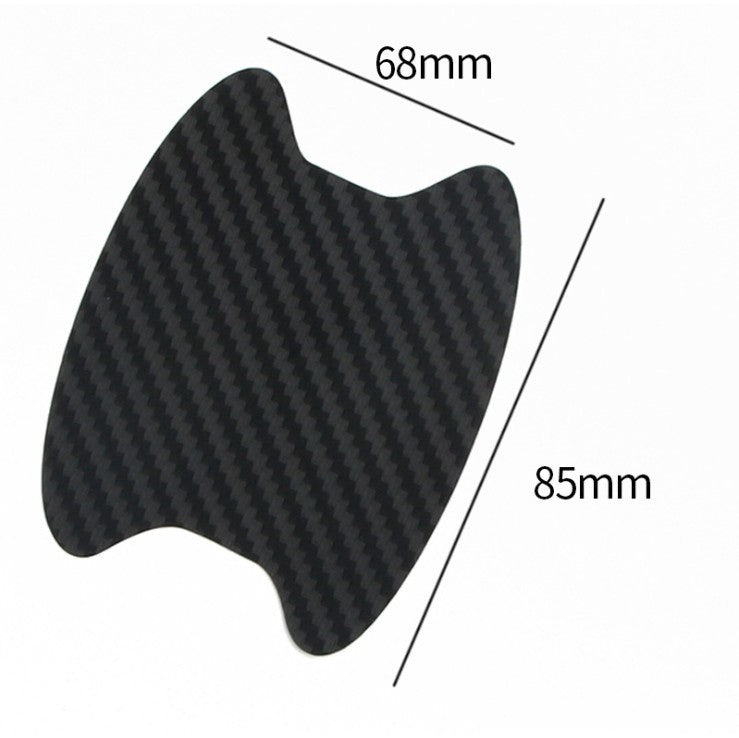 4pcs/set Carbon Fiber Adhesive Sticker Car Handle Protection - Premium Car Stickers & Covers from Rapidvehicles - Just $4.47! Shop now at Rapidvehicles