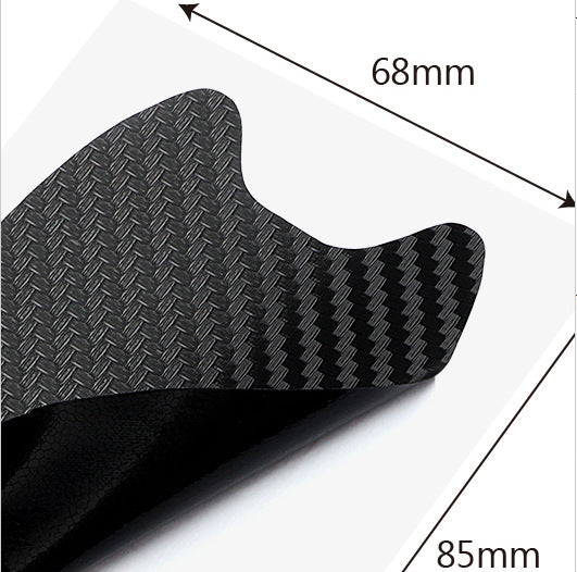 4pcs/set Carbon Fiber Adhesive Sticker Car Handle Protection - Premium Car Stickers & Covers from Rapidvehicles - Just $4.47! Shop now at Rapidvehicles