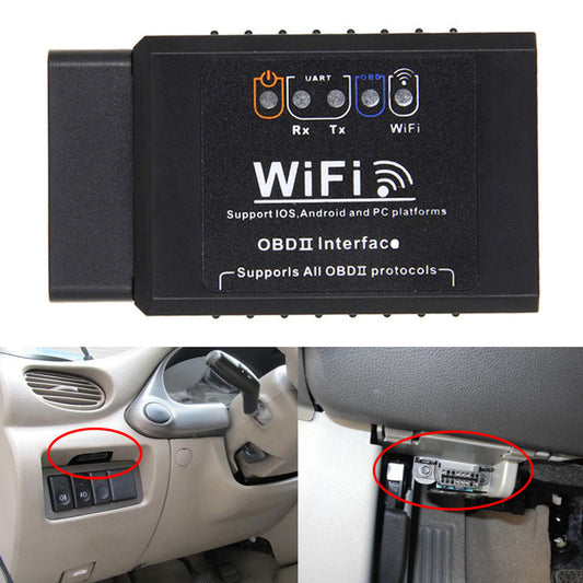 ELM327 V1.5 OBD2 WIFI  Car Diagnostic Scanner Auto Code Reader - Premium OBD & Diagnostic Tools from Rapidvehicles - Just $27.99! Shop now at Rapidvehicles