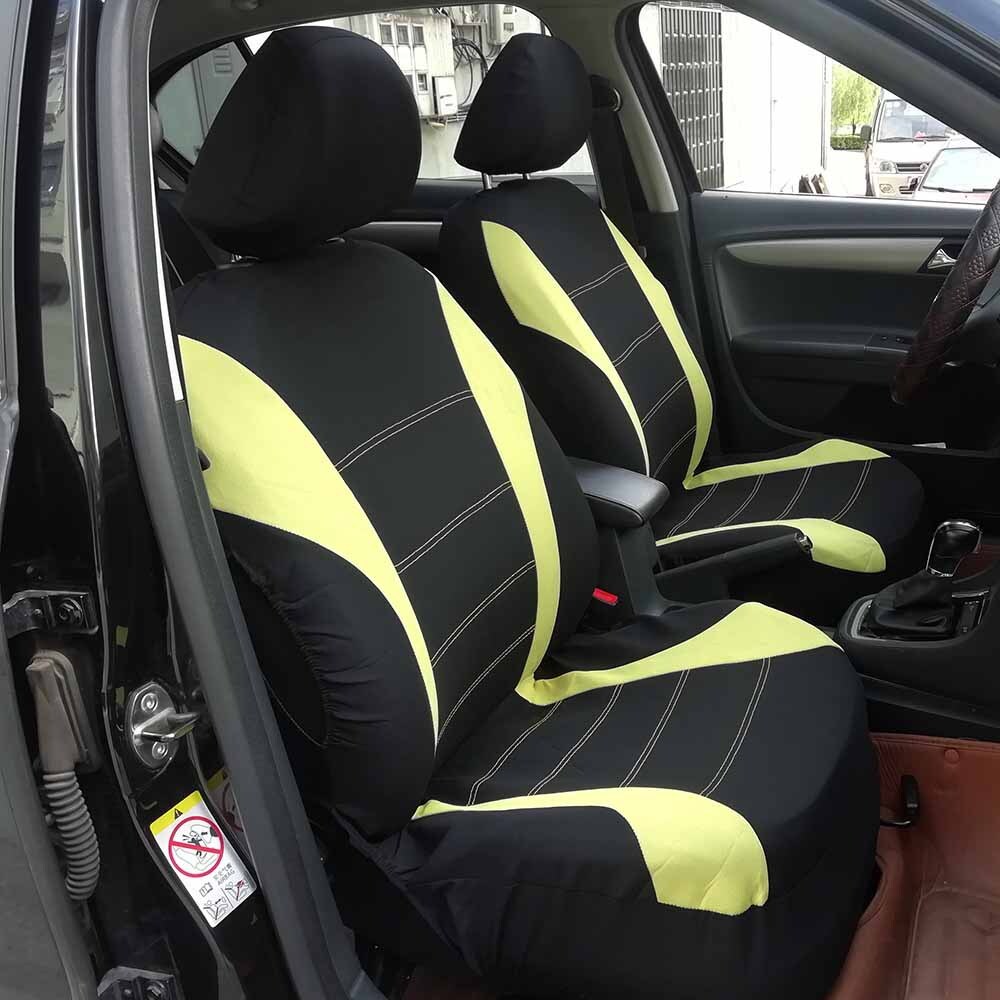 4pcs/set Car seat Cover Protector Seat Comfortable Dustproof Headrest Front Seat Covers Blue black - Premium Car Seat Cushion from Rapidvehicles - Just $24.99! Shop now at Rapidvehicles