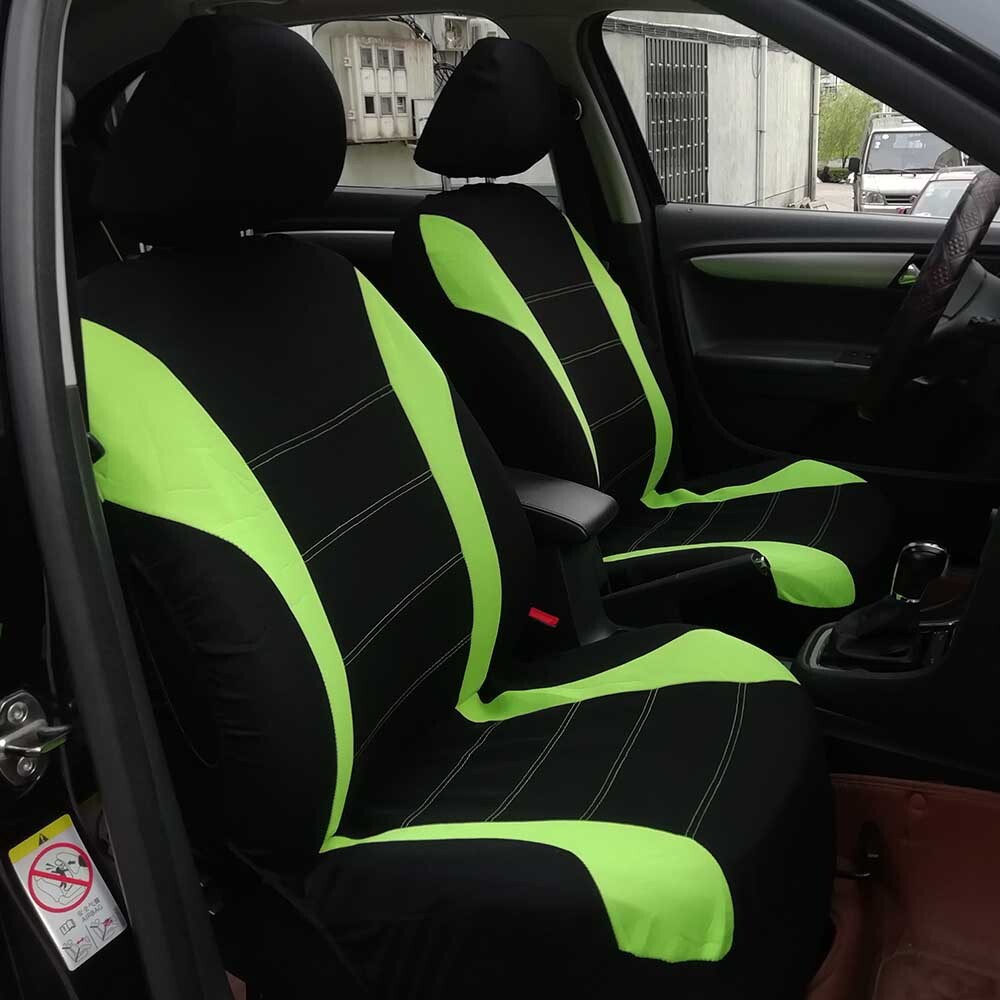 4pcs/set Car seat Cover Protector Seat Comfortable Dustproof Headrest Front Seat Covers Blue black - Premium Car Seat Cushion from Rapidvehicles - Just $24.99! Shop now at Rapidvehicles