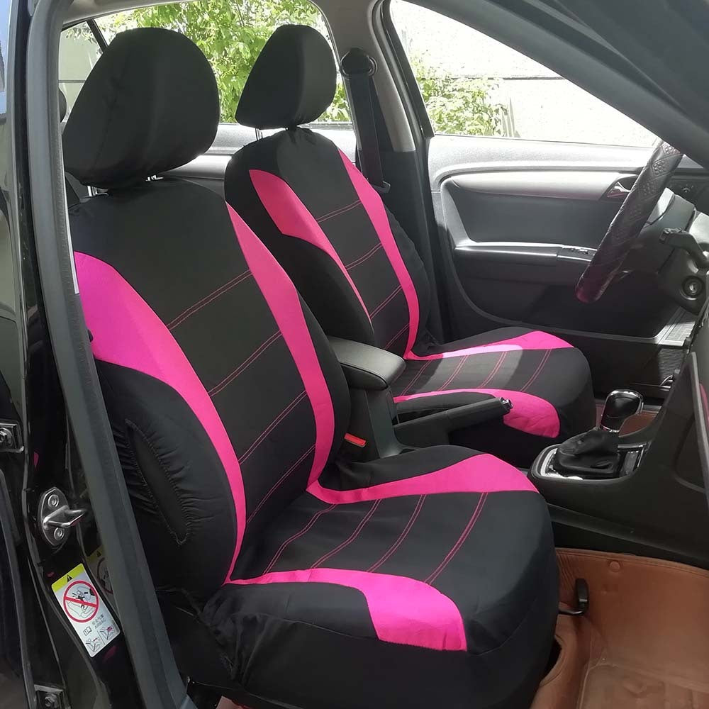 4pcs/set Car seat Cover Protector Seat Comfortable Dustproof Headrest Front Seat Covers Blue black - Premium Car Seat Cushion from Rapidvehicles - Just $24.99! Shop now at Rapidvehicles