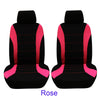 4pcs/set Car seat Cover Protector Seat Comfortable Dustproof Headrest Front Seat Covers Rose red black - Premium Car Seat Cushion from Rapidvehicles - Just $24.99! Shop now at Rapidvehicles