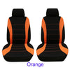 4pcs/set Car seat Cover Protector Seat Comfortable Dustproof Headrest Front Seat Covers Orange black - Premium Car Seat Cushion from Rapidvehicles - Just $24.99! Shop now at Rapidvehicles