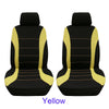 4pcs/set Car seat Cover Protector Seat Comfortable Dustproof Headrest Front Seat Covers Yellow black - Premium Car Seat Cushion from Rapidvehicles - Just $24.99! Shop now at Rapidvehicles